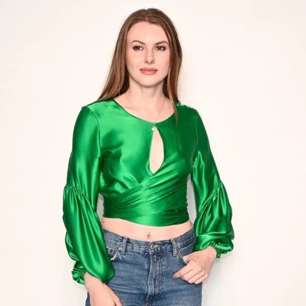 ⭐️NWT⭐️ Amanda Uprichard Moira Top - Jungle